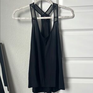 Betsey Johnson Black Backless Tank Top